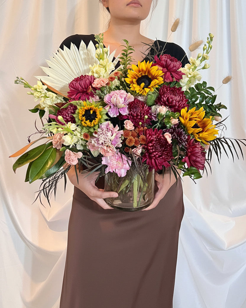 autumnal floral color pattern with exquisite design