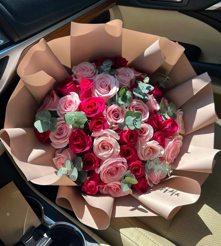 Korean wrapping bouquet ready to gift