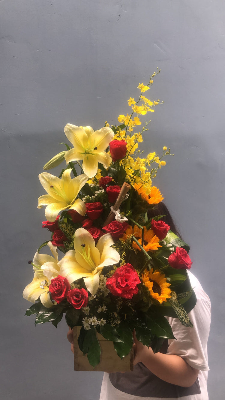 Send congratulations flower bouquet