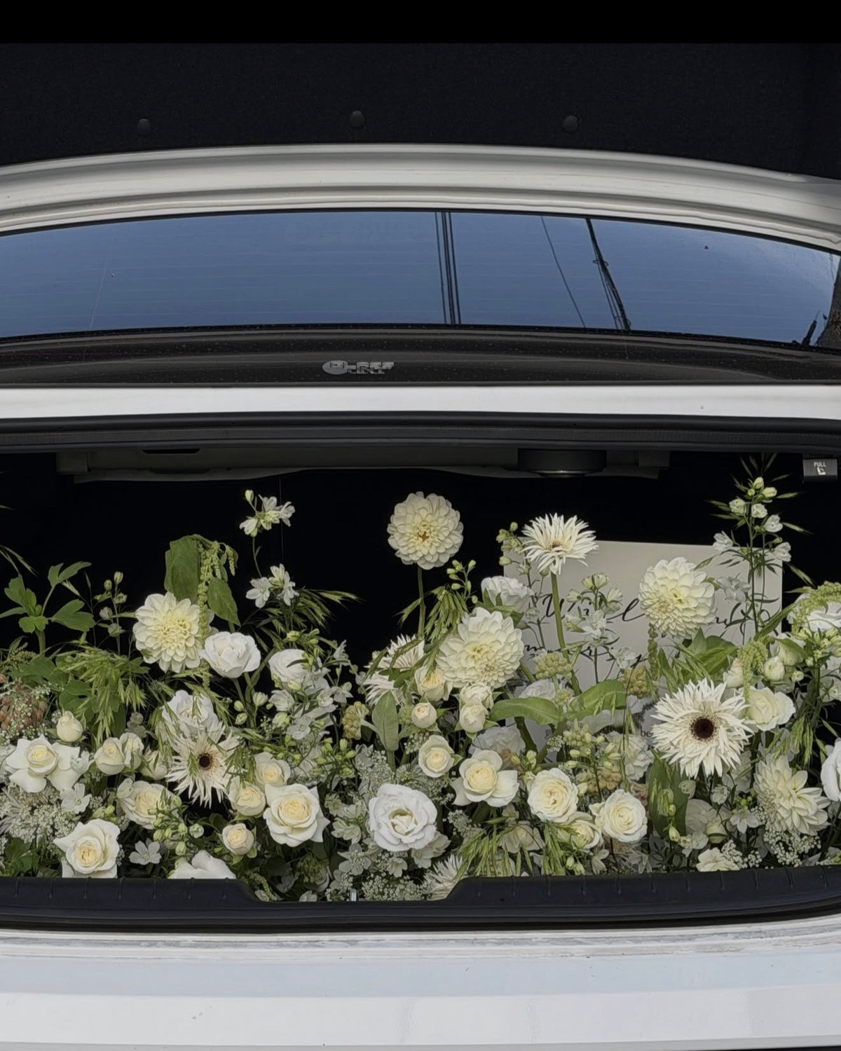 Training Season Over - Luxury Trunk Floral Setup