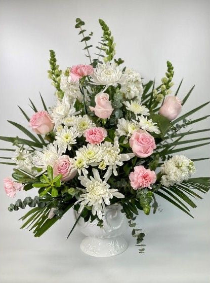 Pink and White Flower arrangement, available for same day delivery in Gilbert, Queen Creek, Chandler, Mesa, Tempe, Phoenix Arizona